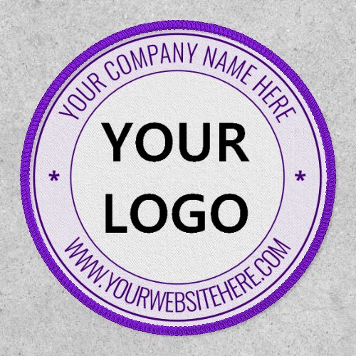 Custom Business Name Logo Website Colors Patch