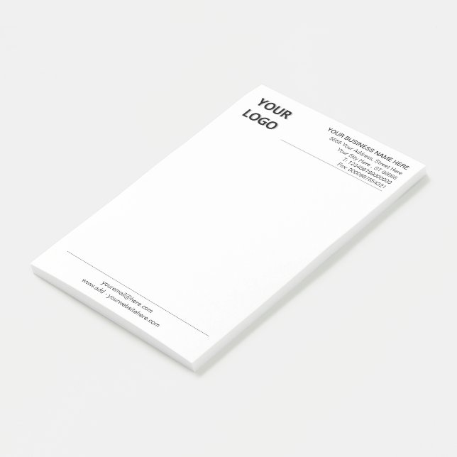 Custom Business Note Your Own Design (Angled)