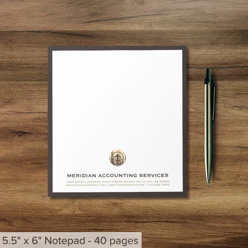 Custom Business Notepad with Logo