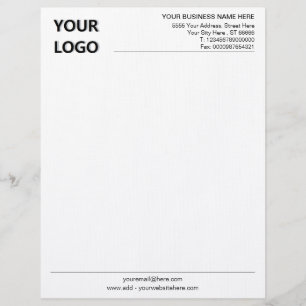 Custom Business Office Letterhead with Logo