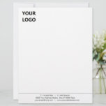 Custom Business Office Letterhead with Logo<br><div class="desc">Simple Personalized Your Business Office Letterhead with Logo - Add Your Logo - Image / Address - Contact Information / more - Resize and move or remove and add elements / image with customization tool. Choose your favorite color / font / size !
Good Luck - Be Happy :)</div>