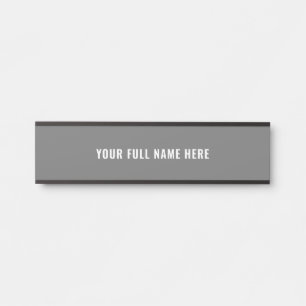 Custom Business or Home Name Door Sign Example