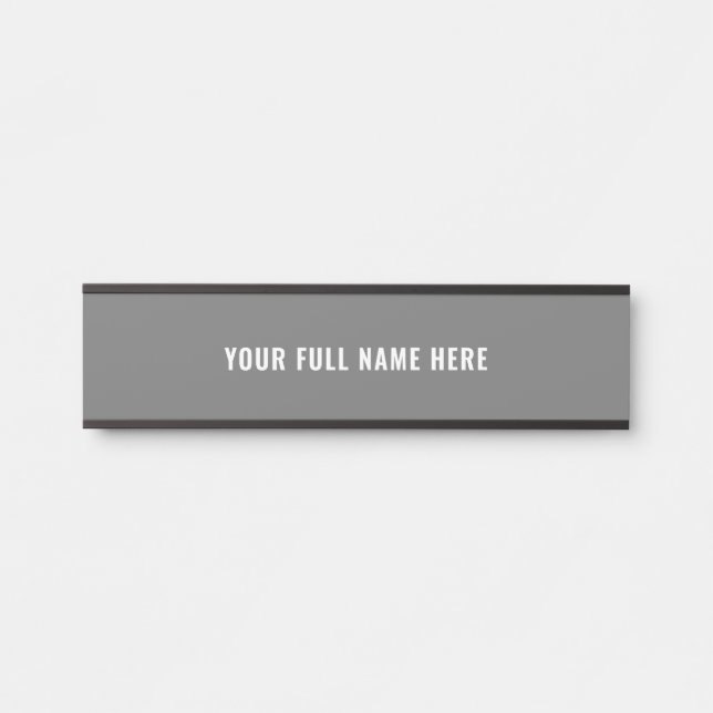 Custom Business or Home Name Door Sign Example (Front)