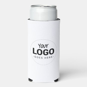 Custom Business Photo Company Seltzer Can Cooler by bestipadcasescovers at Zazzle