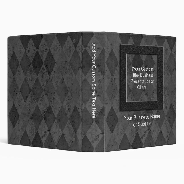 Custom Business Presentation Binder (Background)