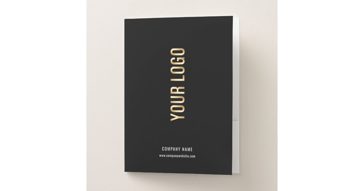 Custom Business Presentation Folders with Logo Zazzle