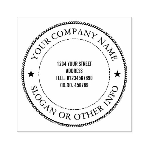 Custom Business Professional Rubber Stamp