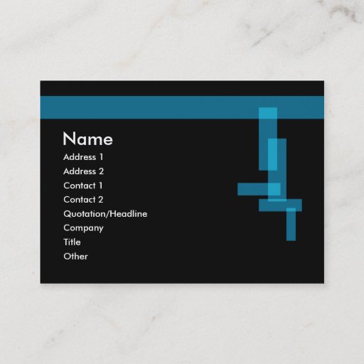 Customizable custom_business_profile_card business card template