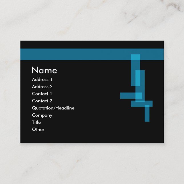 custom_business_profile_card business card (Front)