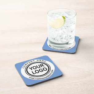 Custom Business Promo Logo Branded Beverage Coaster