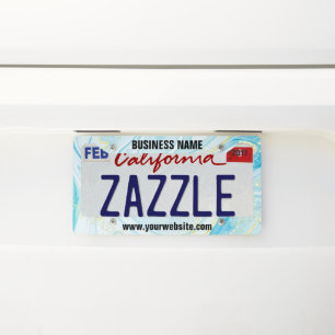Custom Business Promotional License Plate Frame