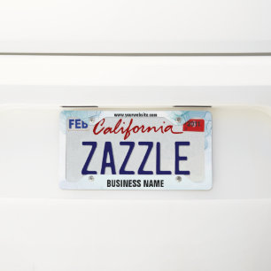 Custom Business Promotional  License Plate Frame