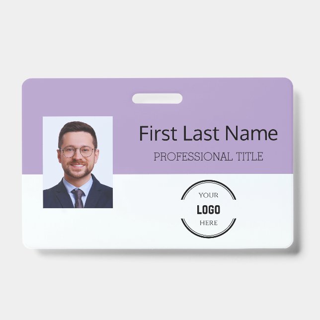 Custom Business Promotional Logo  Badge (Front)