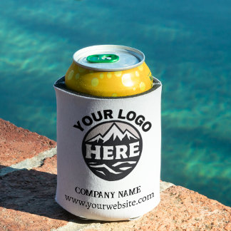 Custom Business  Promotional Logo Can Cooler