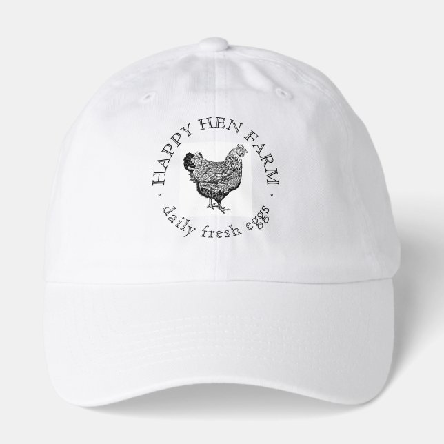 Custom Business Promotional Logo Hat (Front)