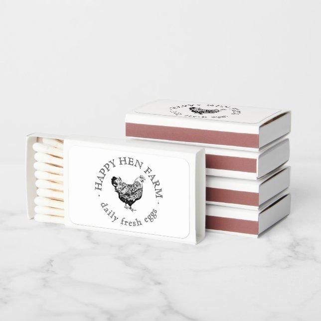 Custom Business Promotional Logo Matchboxes (Stacked)