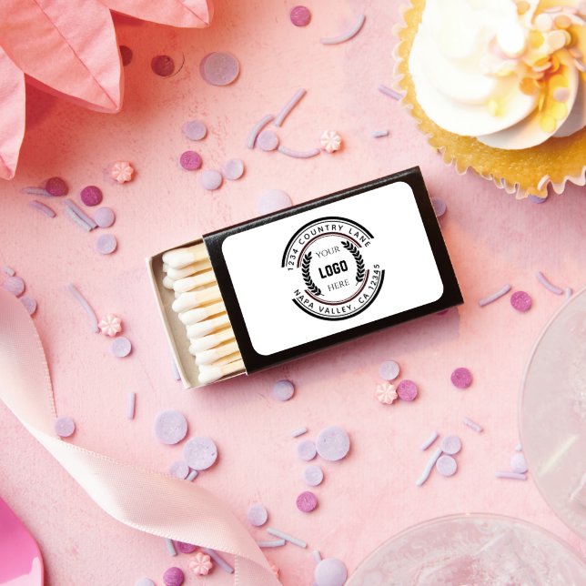 Custom Business Promotional Logo  Matchboxes (Insitu)