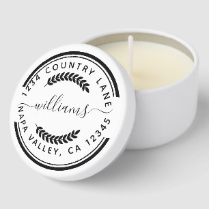 Custom Business Promotional Logo Mini Candle Favors