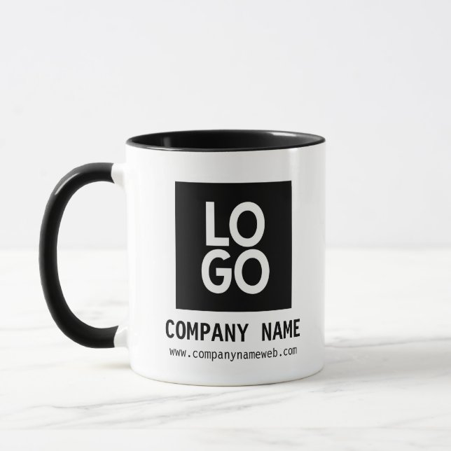 Custom Business Promotional Logo Personalized  Mug (Left)