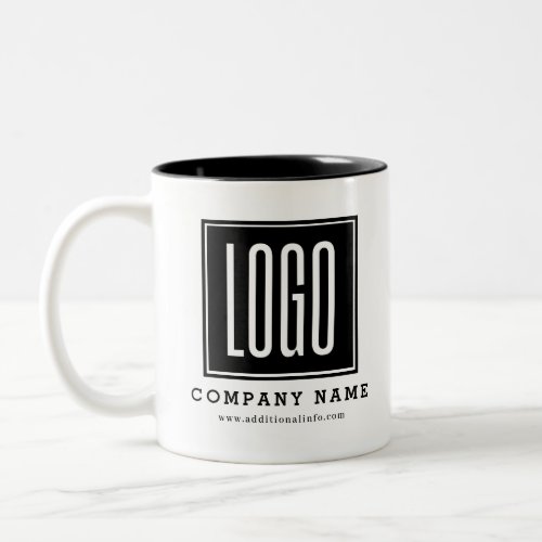 Custom Business Promotional Logo Two_Tone Coffee Mug