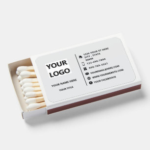 Custom Business Promotional Matchboxes Template