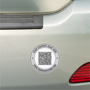 Custom Business Promotional QR Code Car Magnet