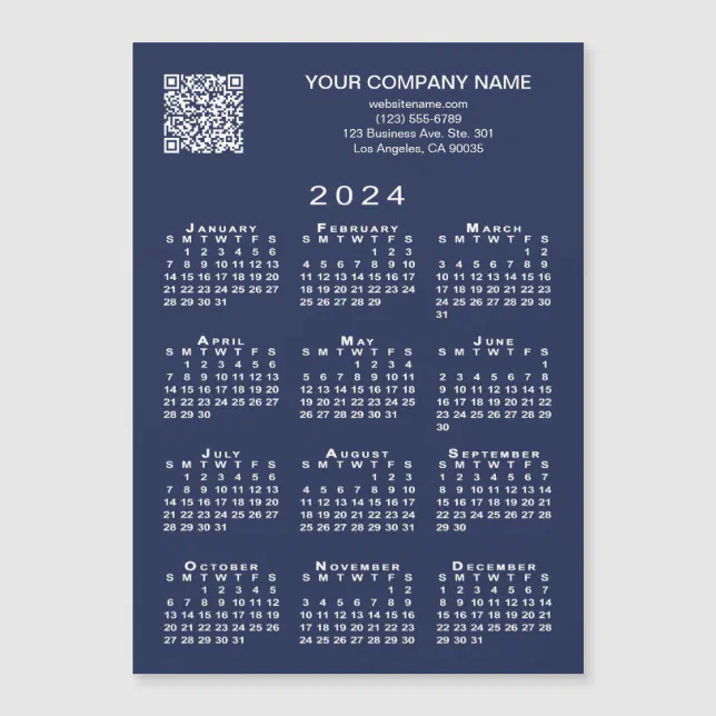 Custom Business QR Code 2024 Calendar Navy Magnet Zazzle   Custom Business Qr Code 2024 Calendar Navy Magnet R7b07695484724dce8da7c40aef9b92f2 B8hnn 644.webp