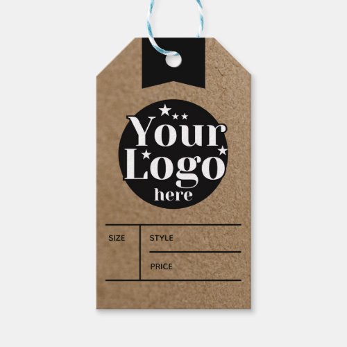 Custom Business retail logo Price Hang Branding Gift Tags