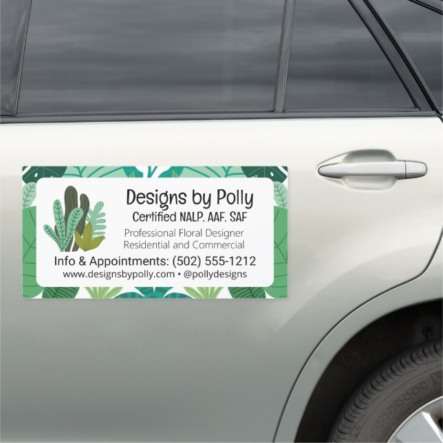 Custom Business Sign Vehicle Car Magnet (In Situ)