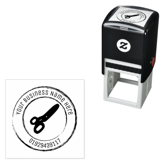 Custom Business Stamp Personalised Business Logo (In Situ)