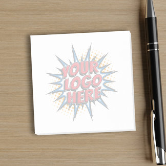 Custom Business Stationery - Background Logo Post-it Notes