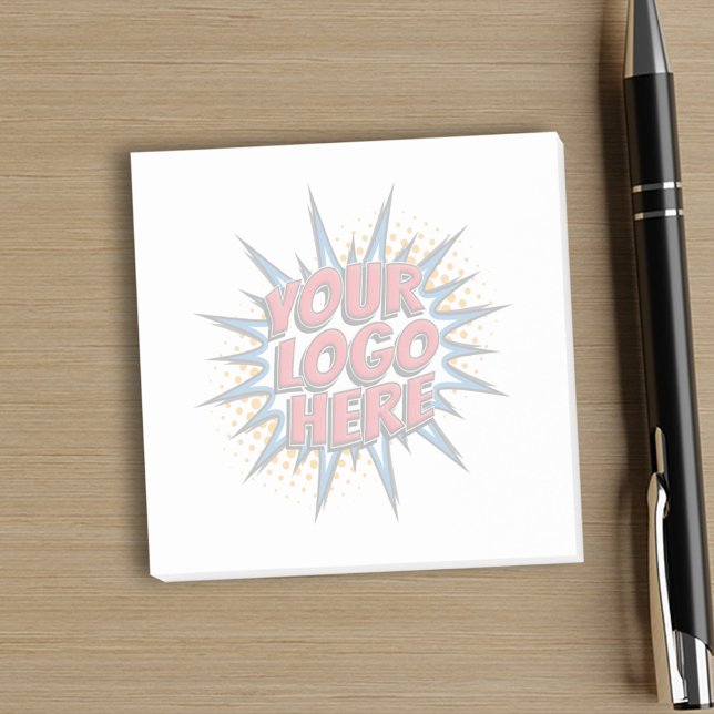 Custom Business Stationery - Background Logo Post-it Notes (Creator Uploaded)