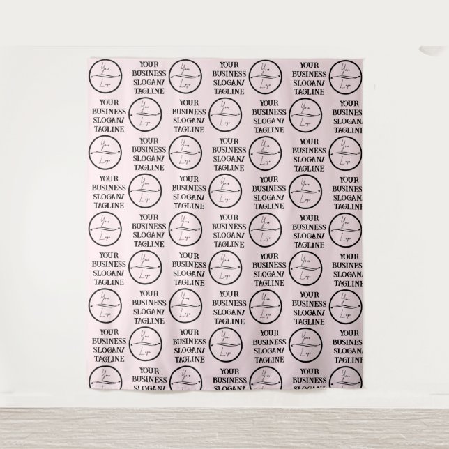 Custom Business Step and Repeat Logo Backdrop (Front)