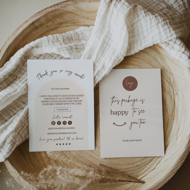 Custom Business Thank You Note  Card (Creator Uploaded)