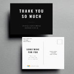 Custom Business Thank You Postcard<br><div class="desc">Custom logo design that can be personalized with your company logo,  text,  photo and website.</div>