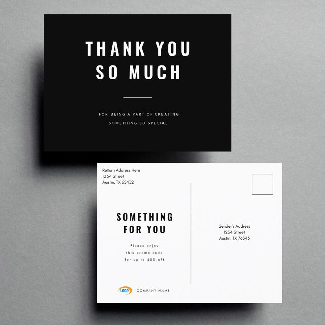 Custom Business Thank You Postcard (Creator Uploaded)