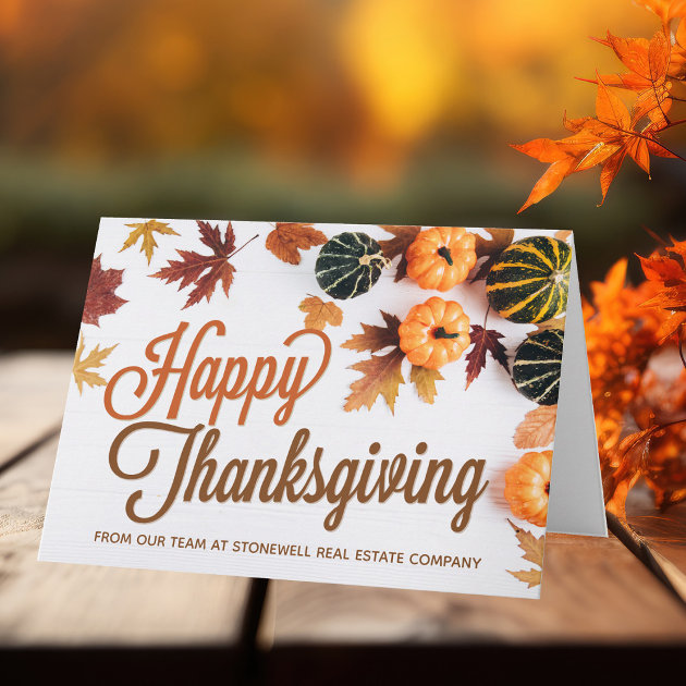 Thanksgiving Greeting Cards For Business