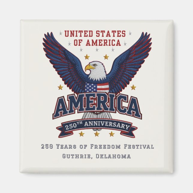 Custom Business US 250th magnet (Front)