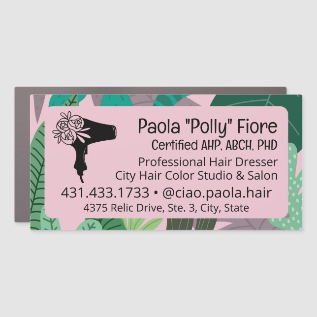 Custom Business Vehicle Car Sign Magnet (Front)