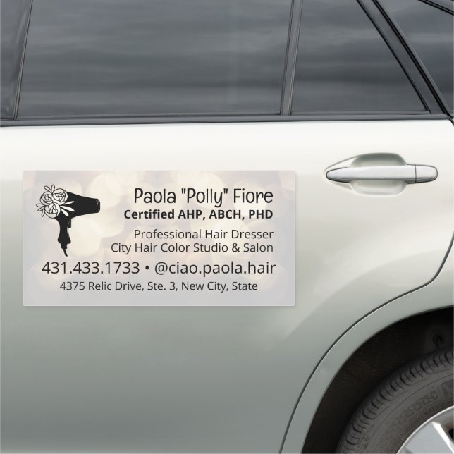 Custom Business Vehicle Car Sign Magnet (In Situ)