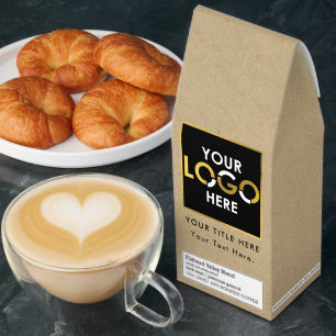 Custom Business Your Logo Here Promotional Kraft Roasted Coffee