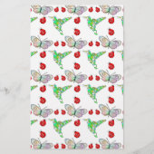 Custom Butterfly, Hummingbird and Ladybug Pattern (Front)
