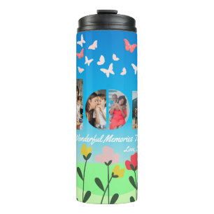 Custom Butterfly Mom Thermal Tumbler