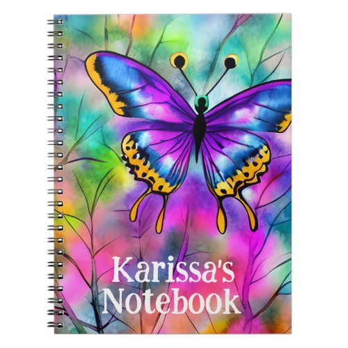 Custom Butterfly Notebook 