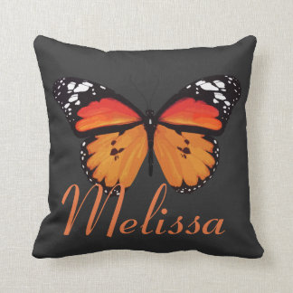 Custom Butterfly Throw Pillow
