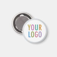 Custom Button Fridge Magnet Company Logo Round