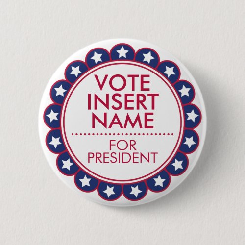 Custom Button Pin Vote Election Political Campaign Custom Button Pin Vote Election Political Campaign