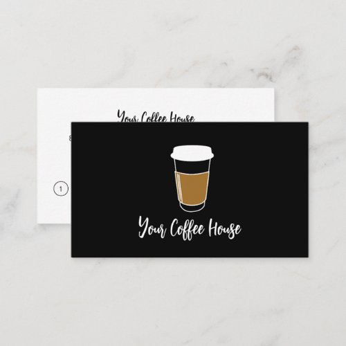 Custom Buy 9 get 1 free Coffee Loyalty Card