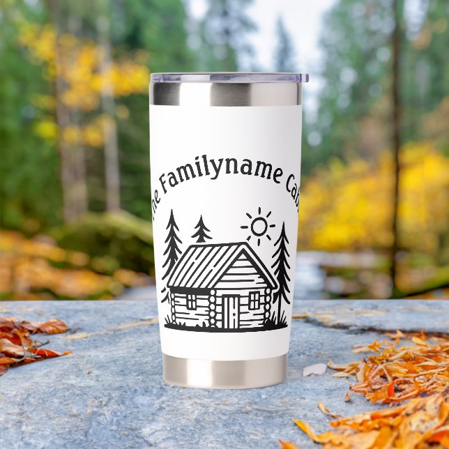 Custom Cabin Tumbler with Thermal Insulation (Outdoor)