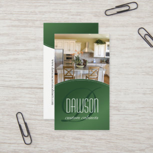 Custom Cabinet Maker Business Card